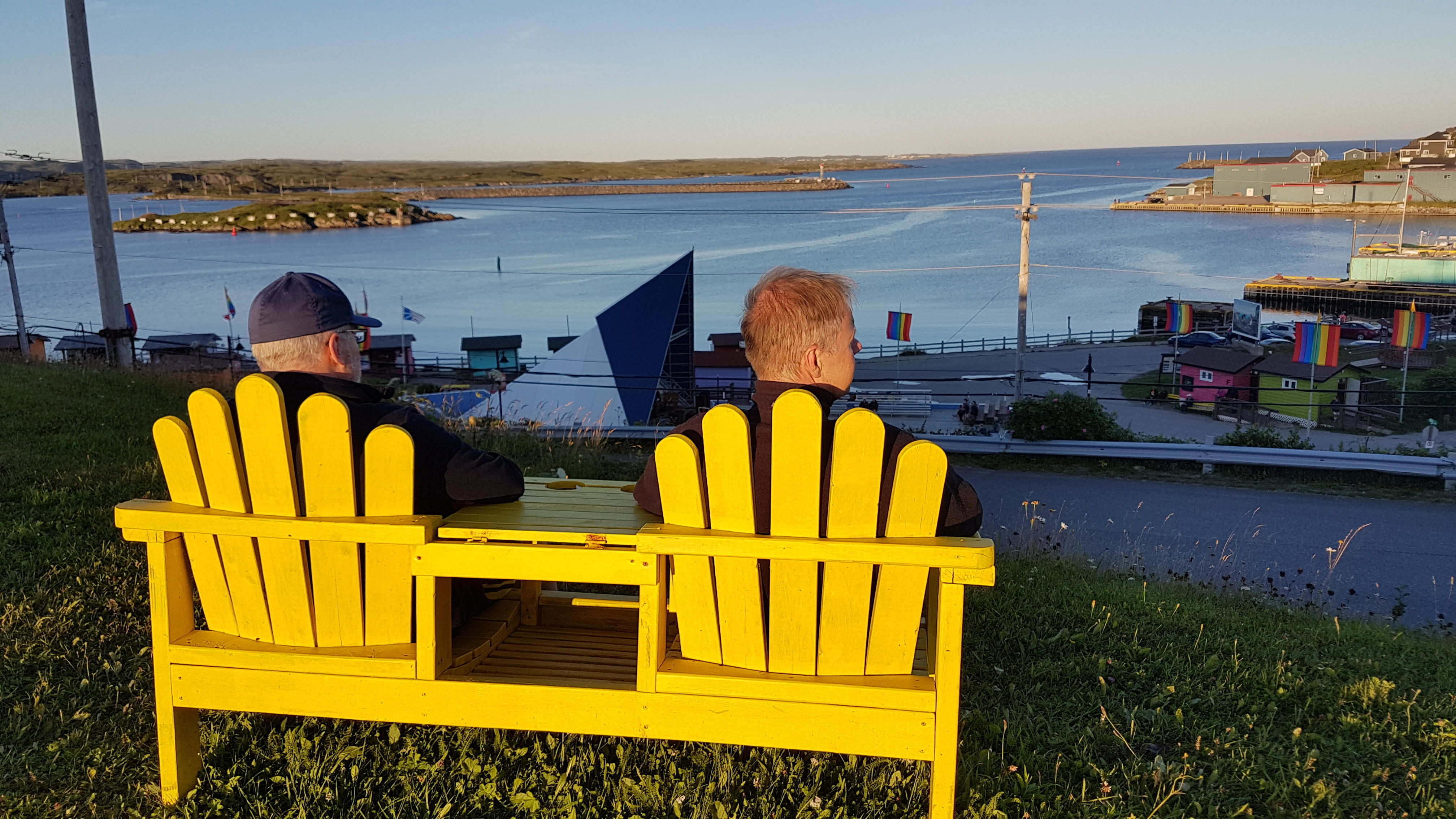 Sunset in Port aux Basques